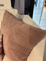 Raum.Freunde - Ecksofa Helmi Stoff 6 Feincord Weiß Metallkufe Schwarz Matt Inklusive Kissen - 2