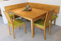 Schösswender - Eckbankgruppe Tisch Risseiche Samtöl 1 Eckbank 2 Stühle - 5