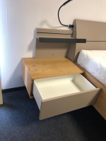 Disselkamp - Schlafzimmer Cordoba Balkeneiche Echtholz Furniert Absetzung Taupe - 4