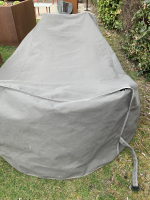 Talenti - Loungegruppe Icon Casilda Outdoor Stoff Melange Grau Gestell Metall Mokka Inklusive Abdeckungen - 7