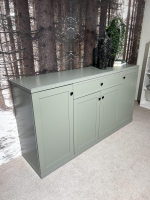 IRO - Sideboard Caseda Lack Schilfgrün Griffe Schwarz Matt - 3