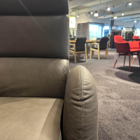 Brühl - Multifunktionssessel Telemarc Standard Leder Taron 5668 720 Grau Sternfuß Metall Schwarz Mit Herz Waage Funktion - 6