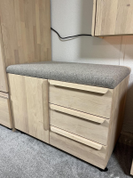 Team 7 - Rollcontainer Kids Polster Stoff Ripley Rl10 Beige Korpus Erle Weißöl - 3