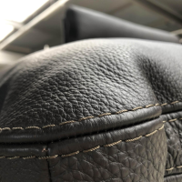 Cierre - Sofa Jack Leder Schwarz mit Kissen und Funktion - 7