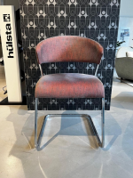 Hülsta - 2er-Set S500 Stuhl 4601 Rotgrau Füße Chrom - 5