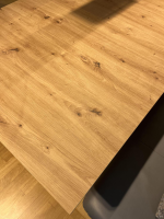 K+W - Funktionstisch Vari Artisan Eiche Nachbildung Bodenplatte MDF Edelstahldekor Mit Ansteckplatte - 11