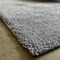 Longbarn - Teppich Basalt Low Schurwolle 054 Hellgrau Grau 240x370 - 7